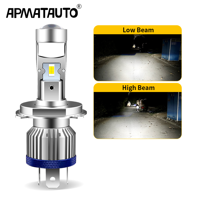 Projector Lamp Replacement - H4 HS1 LED Motorcycle Headlight Bulbs