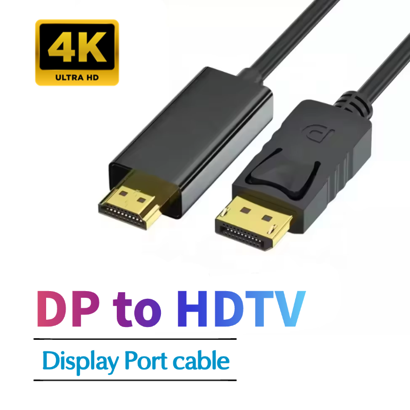 Home Cinema Projector 4K - Displayport DP to HDTV Cable 4K