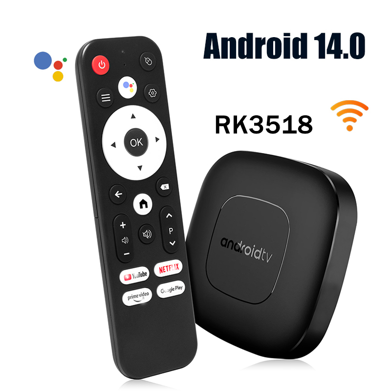 Home Cinema Media Player - Smart TV Box Android 14.0 Wifi
