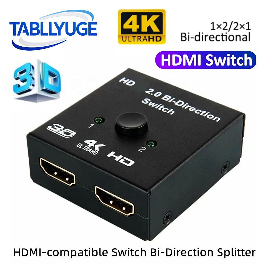 Home Cinema With Projector - New 4K 3D HDMI-Compatible Switcher Bi-directional