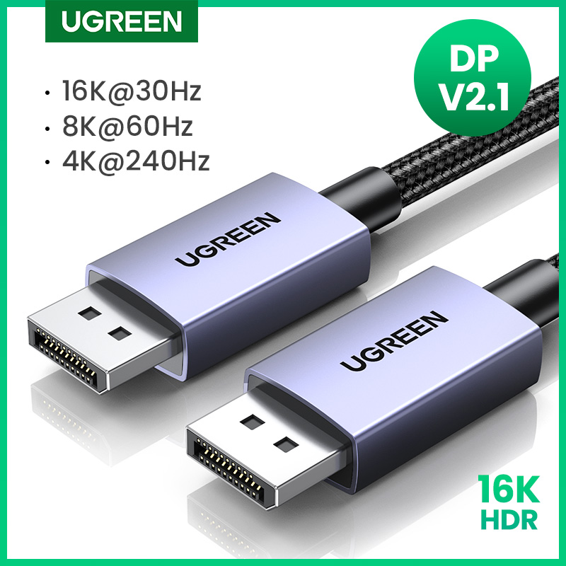 Home Cinema Projector Xiaomi - UGREEN 16K Displayport Cable DP2.1 8K