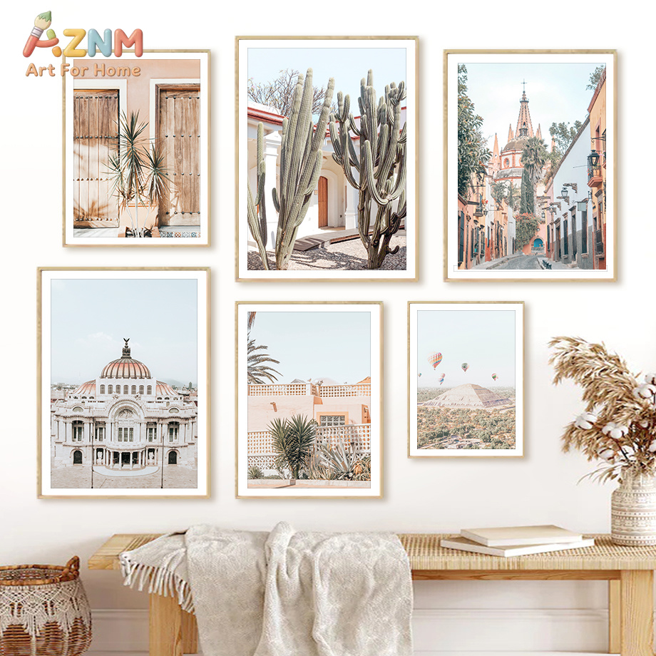 AZNM Boho Mexican City Landsca - Home Cinema Wall 评论和价格