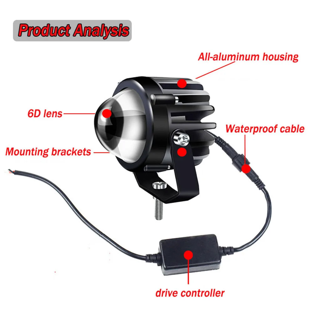 Motorcycle Projector Laser Lig - Projector Lamp Replacement 评论和价格