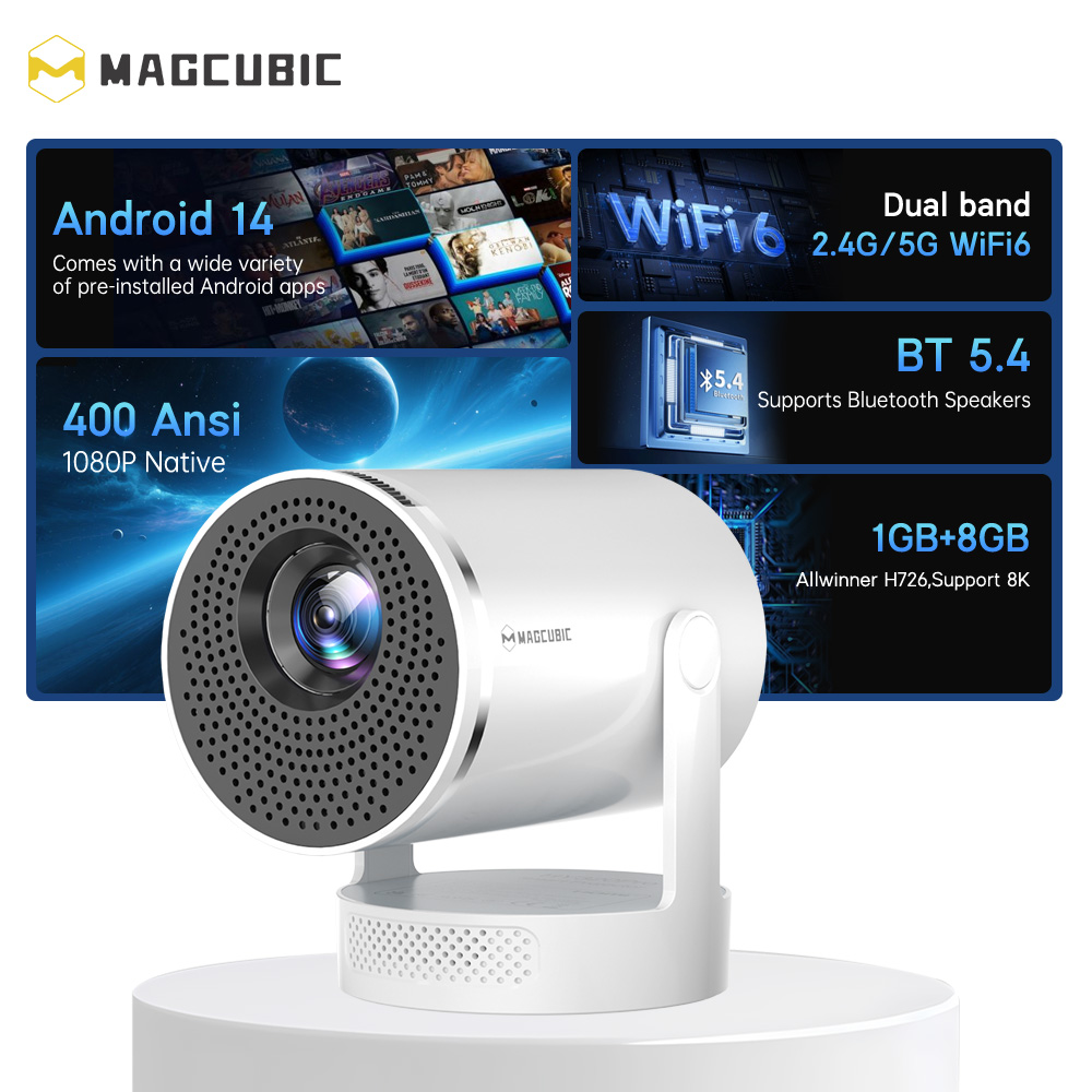 Magcubic Android 14 Native 108 - Home Cinema Complet 评论和价格