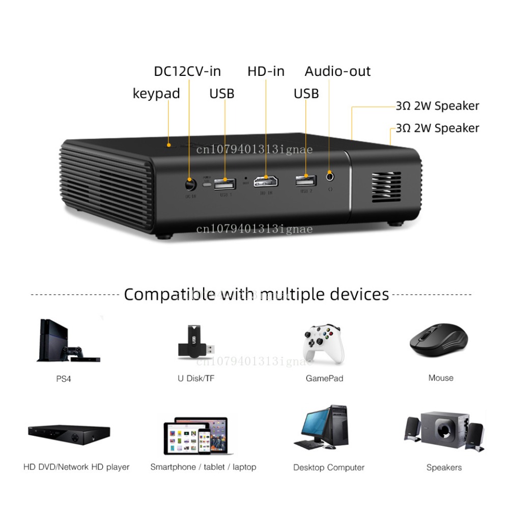 U30 Top Sale 3D 4K Projector P - Home Cinema Projector 4K 评论和价格