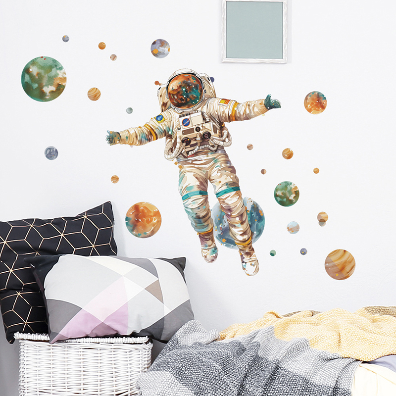 Cartoon Dream Astronaut Planet - Home Cinema Wall 评论和价格