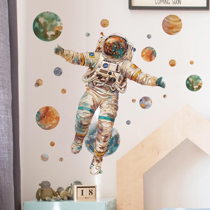 Cartoon Dream Astronaut Planet - Home Cinema Wall 评论和价格