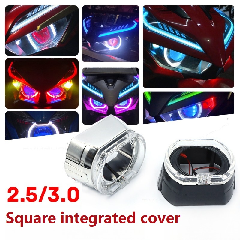 2PCS Projector Cover Headlight - Projector Lamp Replacement 评论和价格