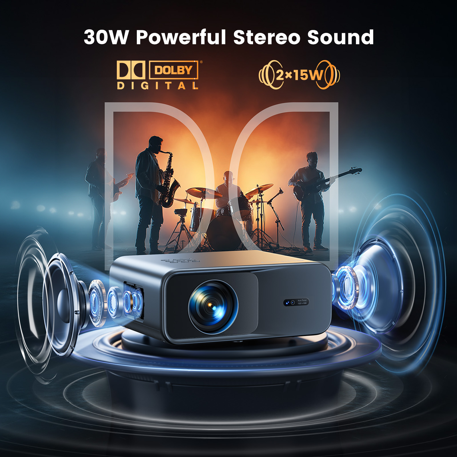 WIMIUS 1200 ANSI Projector 4K  - Home Cinema Complet 评论和价格