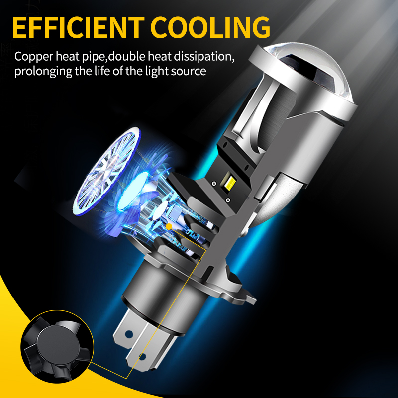 1pc H4 LED Projector Headlight - Projector Lamp Replacement 评论和价格