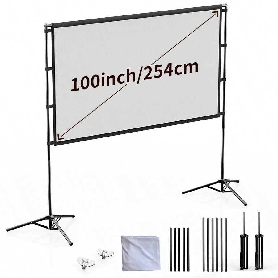 XBJ 100 Inch 4K Ultra HD Proje - Home Cinema Projector 4K 评论和价格
