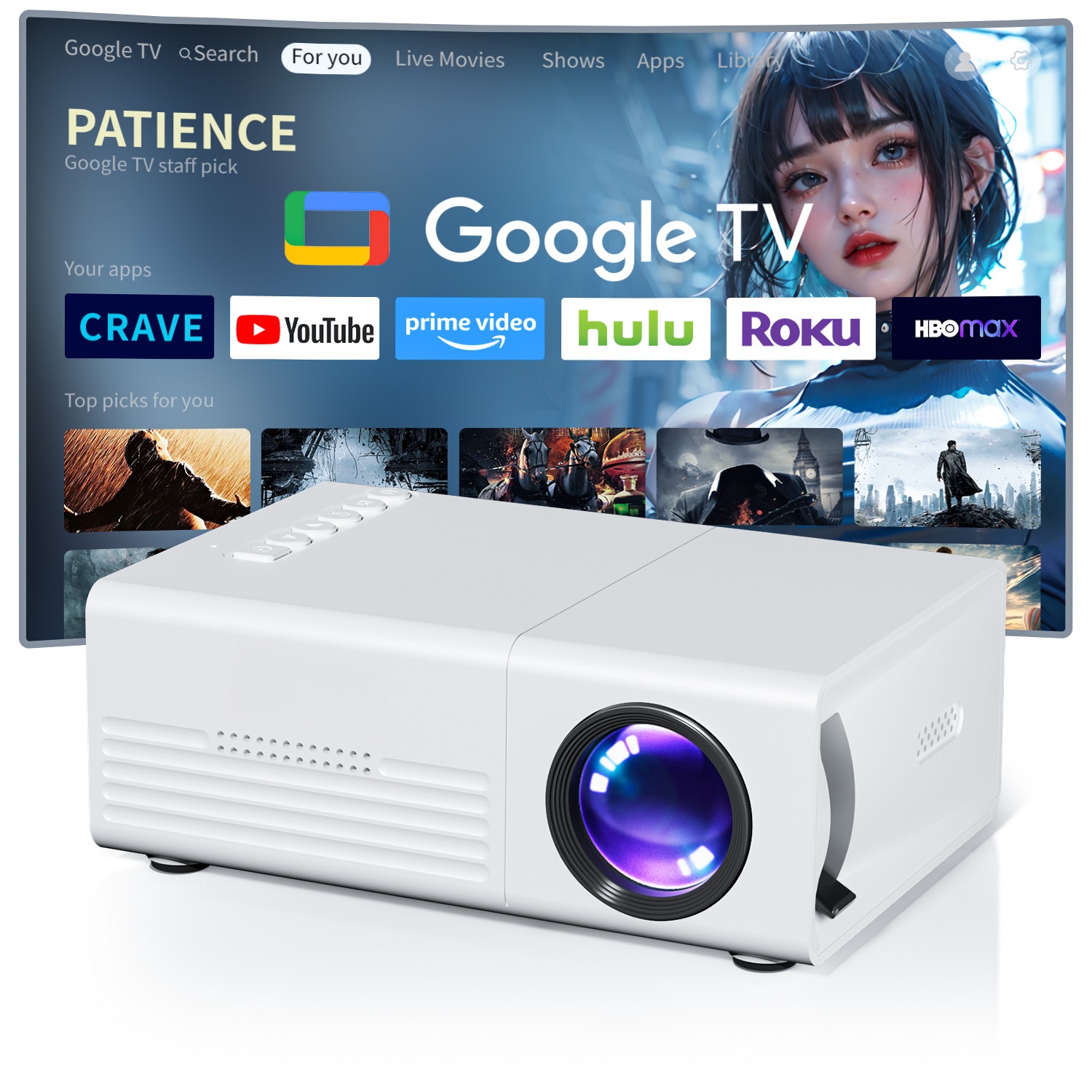 Mini Projector TFT LCD Wifi Bl - Home Cinema Media Player 评论和价格