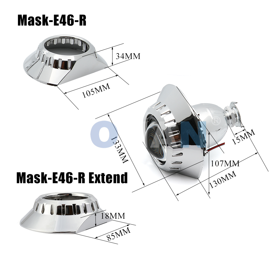 2.5inch Bi Xenon Projector HID - Projector Lamp Replacement 评论和价格