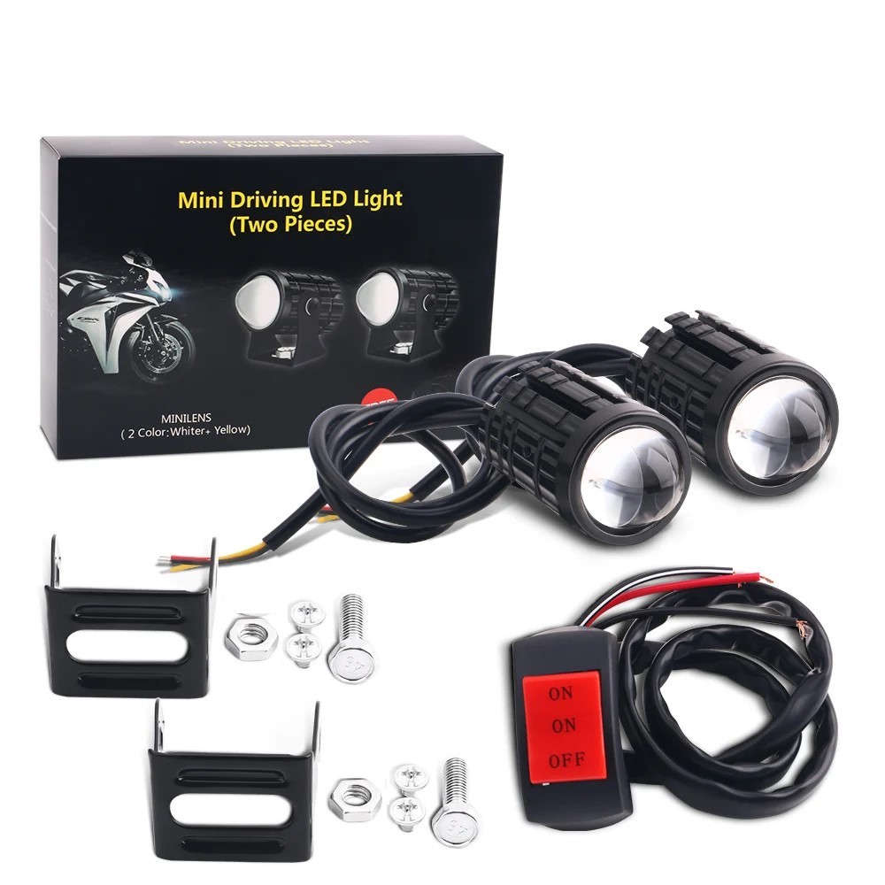Universal Motorcycle LED Headl - Projector Lamp Replacement 评论和价格