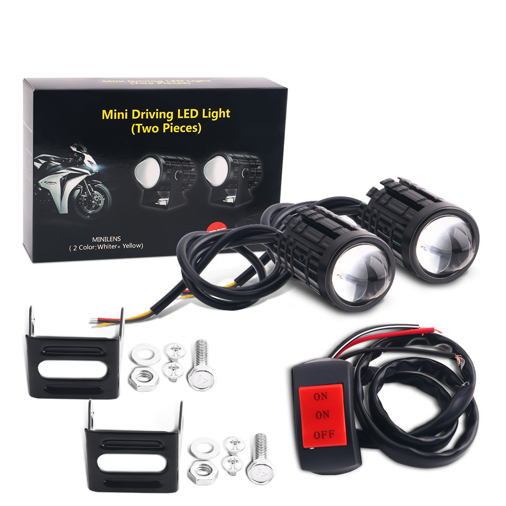 2PCS Universal Motorcycle LED  - Projector Lamp Replacement 评论和价格