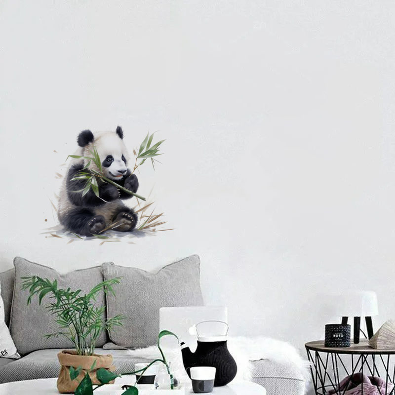 C76# Watercolor Panda Wall Sti - Home Cinema Wall 评论和价格