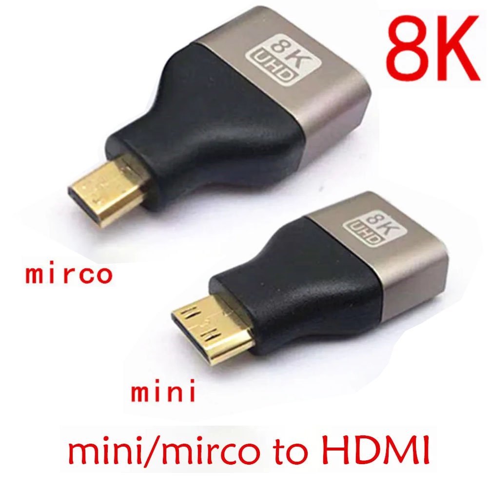 HDMI Adapter Mini Micro to HDM - Home Cinema Projector 4K 评论和价格