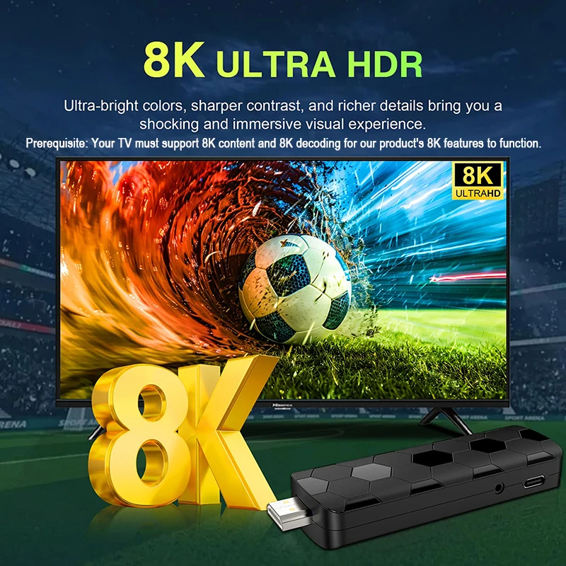 Android 16 8K Ultra HD TV Stic - Home Cinema Media Player 评论和价格