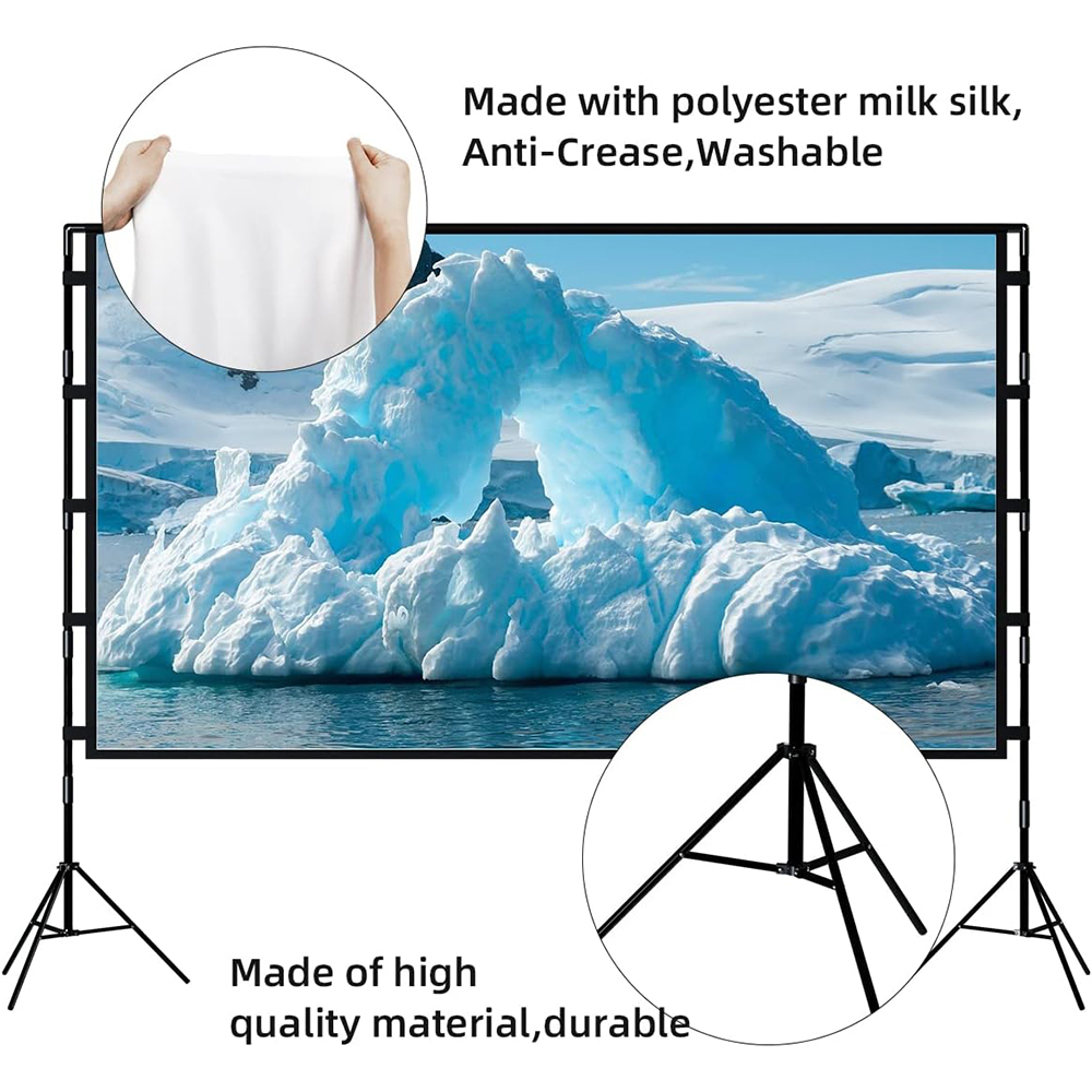VEIDADZ Projector Screen With  - Projector Carrying Bag 评论和价格