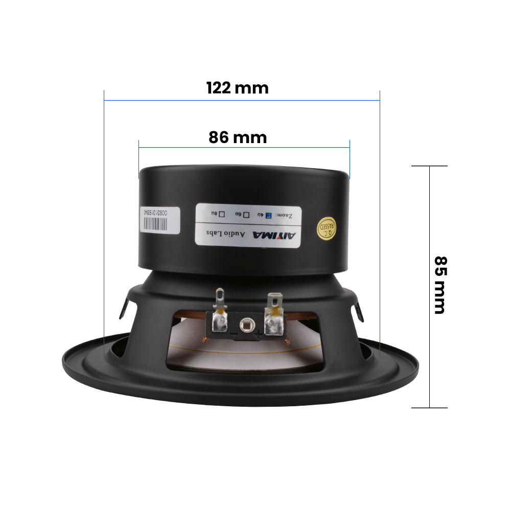 AIYIMA 1Pcs 5.25 Inch Subwoofe - Home Cinema Complet 评论和价格