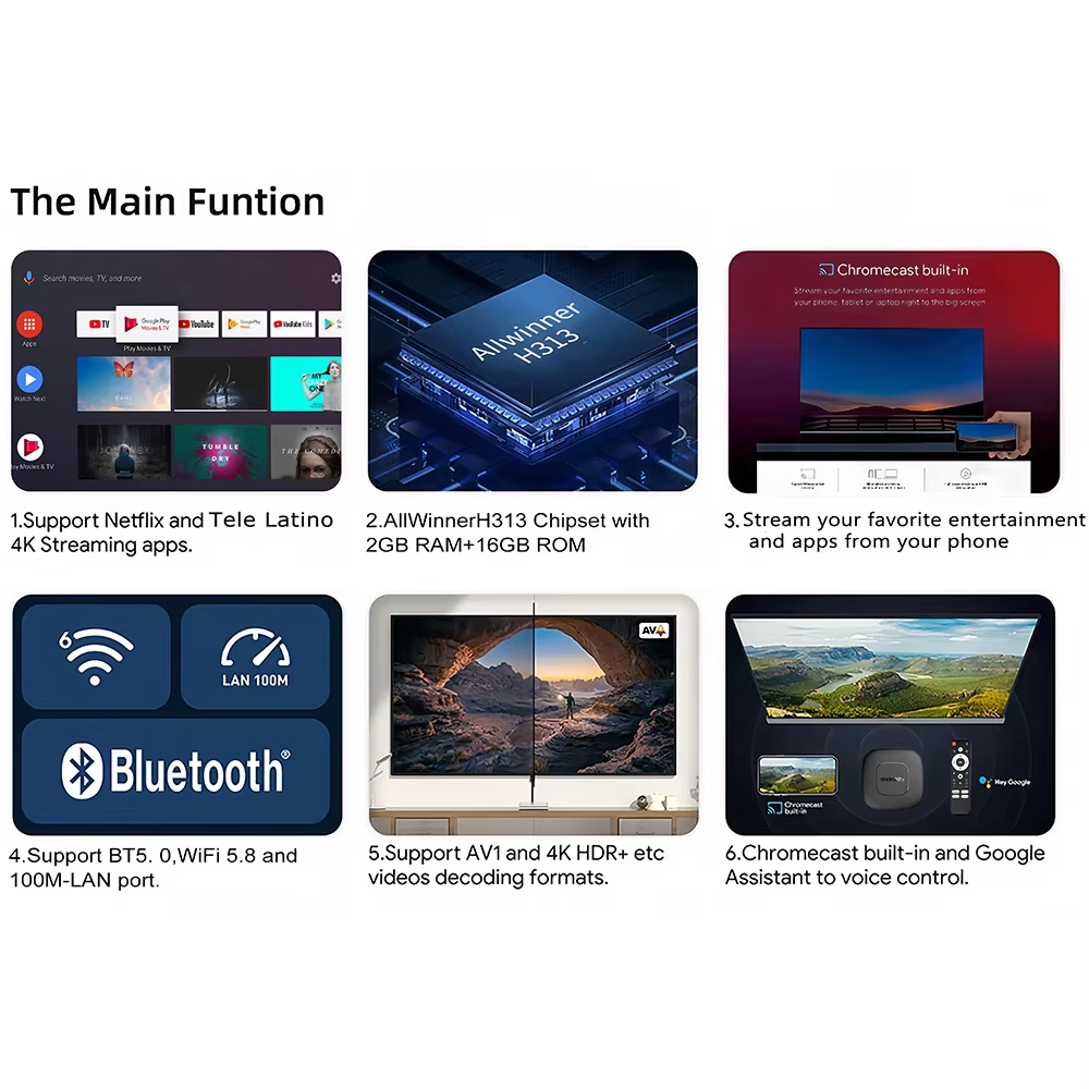 Android16 Smart Home Theater T - Home Cinema Media Player 评论和价格