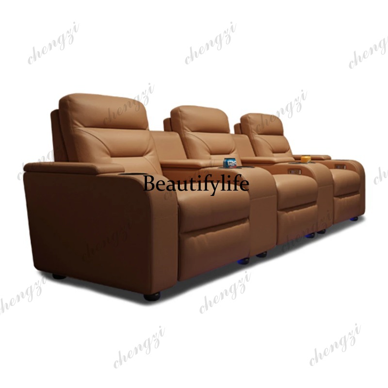 Leather Sofa set With POWER RE - Home Cinema Couch 评论和价格