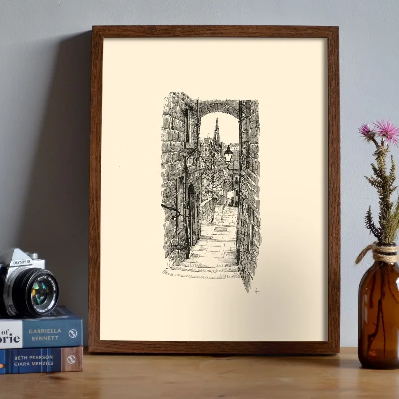 Vintage Edinburgh Castle Pen I - Home Cinema Wall 评论和价格